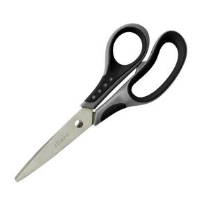 Ножницы Attache Graphite 195 мм с пласт.прорез.анатом.руч.чёр./сер.цв